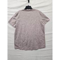 All in Motion Mens Soft Stretch T-Shirt Purple Heathered L Short Sleeve Crewneck