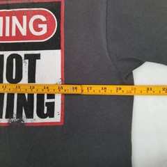 Warning Im Not Listening Unisex Black Graphic T-Shirt Classic Casual