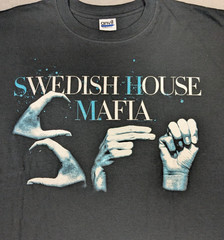 Swedish House Mafia Shirt Mens Large Black SHM DJ EDM Progressive House Music
