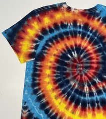Gildan Tie Dye Adult Unisex T-Shirt Size Large Multicolor Hand Dyed Tee New