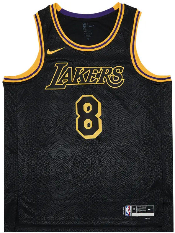 NEW Kobe Black Mamba Lakers City Edition Swingman Jersey Size-S-XL FN7297-010