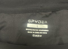SPYDER MEN’S BLACK LOUNGE WEAR T-SHIRT, SIZE LARGE NWT
