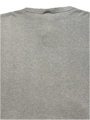 Vintage Carhartt L Gray Waffle Thermal Henley Shirt 28×22″ Made in USA