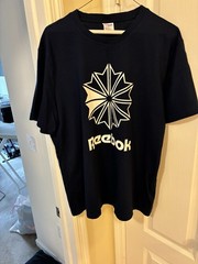 Reebok Classic Men’s blue Graphic Logo Crew Neck Short Sleeve T-Shirt XL