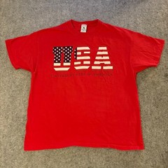 Vintage 90s Galt Sand USA Center Logo Spell Out Single Stitch T Shirt Adult XL