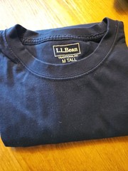 3 L.L. Bean Traditional Fit Basic T-Shirt’s Mens Medium Tall Round Neck
