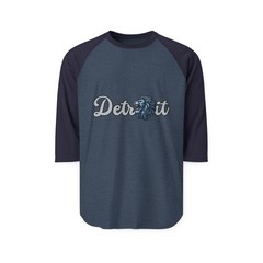 Detroit Lions Unisex Raglan Shirt Casual Football Tee Gift for Sports Fans