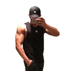 Camiseta Para Hombre Sin Mangas Camisa De Culturismo Deportes Gimnasio GYM
