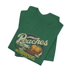 Vintage Peaches Record & Tapes Store Logo Unisex Jersey Short Sleeve T-Shirt