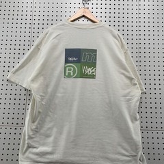 Vintage 90s Mossimo Box Logo Shirt Mens 2XL White Short Sleeve Surf Skate