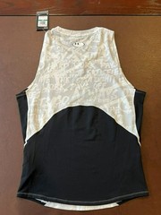 Under Armour Gray Black I Can’t Stop Sleeveless Compression Tank Top Large
