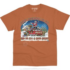 Happy Christmas T-Shirt Liquid Blue