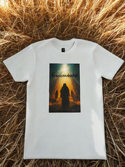 DTF Custom Made – TRANSCENDENTAL Short Sleeve T- Shirt – White SML