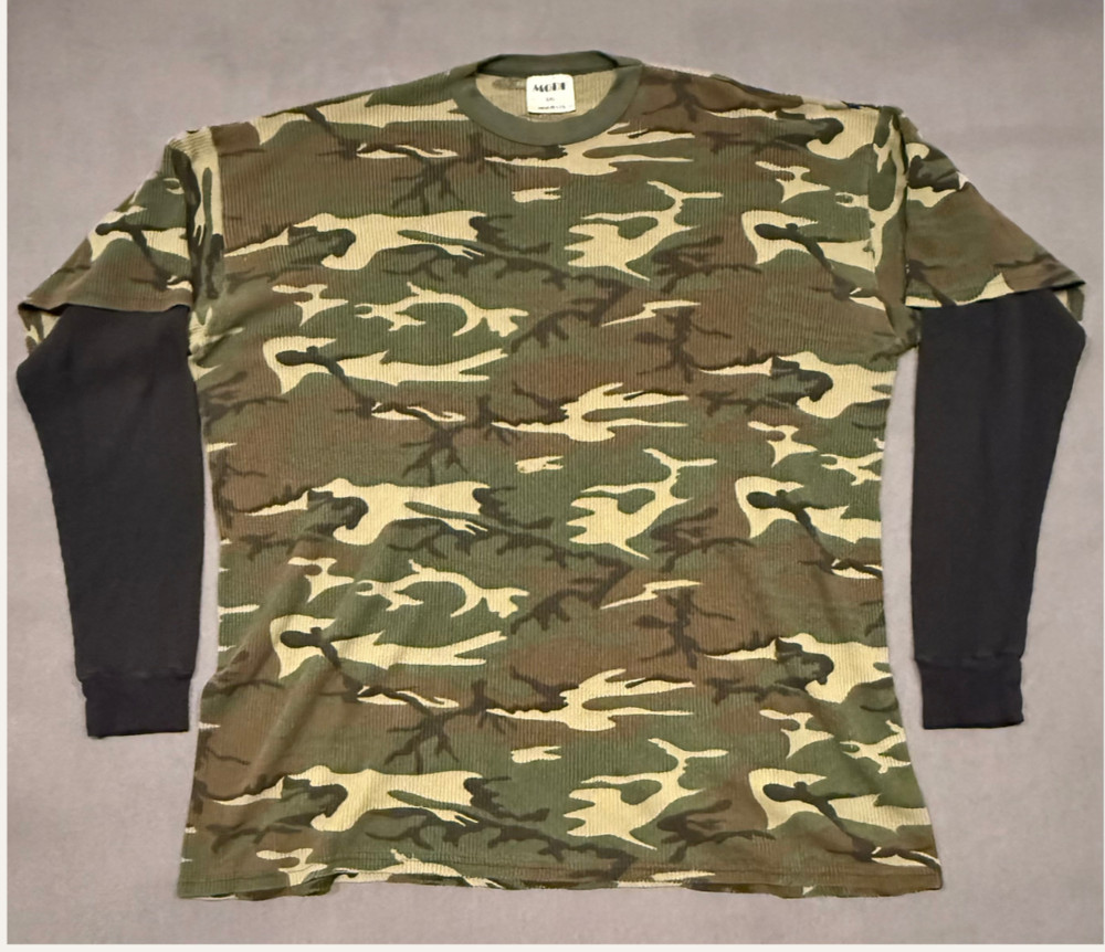 MODE 6XL USA Made Camo Thermal Layered Shirt Gorpcore Hunting