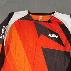 KTM Motorcross Racing Vtg Orange Y2K Motorcyle Dirt Bike Long Sleeve T Shirt 2XL