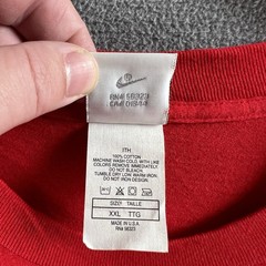 Vintage Nike Honolulu Marathon Shirt Mens XXL Red Running Race 90s Single Stitch