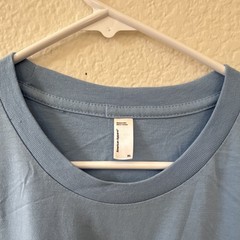 American Apparel Disney Walt Disney World Blue Graphic T-Shirt XL Cotton Knit
