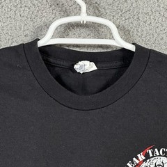 Zombie Outbreak Tactical Response Black T-Shirt Size L Graphic Tee