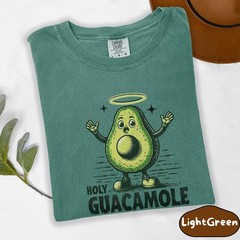 Holy Guacamole Avocado Shirt, Funny Food Pun Comfort Colors Tee, Guac Shirt