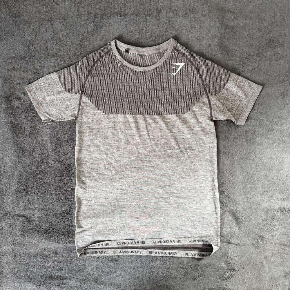 OG Gymshark Phantom Seamless T-Shirt in Grey (2016 David Laid)