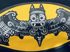 Authentic Batman Mexico San Miguel de Allende Tee Mens Size XL Black Cool Style