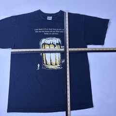 Shorty Smalls OKC Mens Large Funny Bar Restaurant T Shirt ‘Where’s The Bathroom’