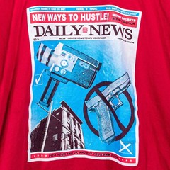 Y2K Pick Up Your 8mm Put Down Your 9mm Hustle T-Shirt XL Baggy Streetwear