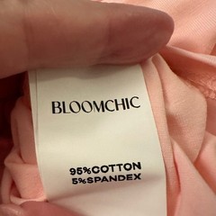 Bloomchic Baby Pink t shirt 95% Cotton 5% Spandex Perfect with jeans