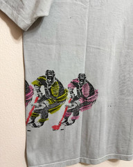Vintage 90s St Louis Blues T-Shirt XL 1991 Wrap Around Neon Single Stitch NHL
