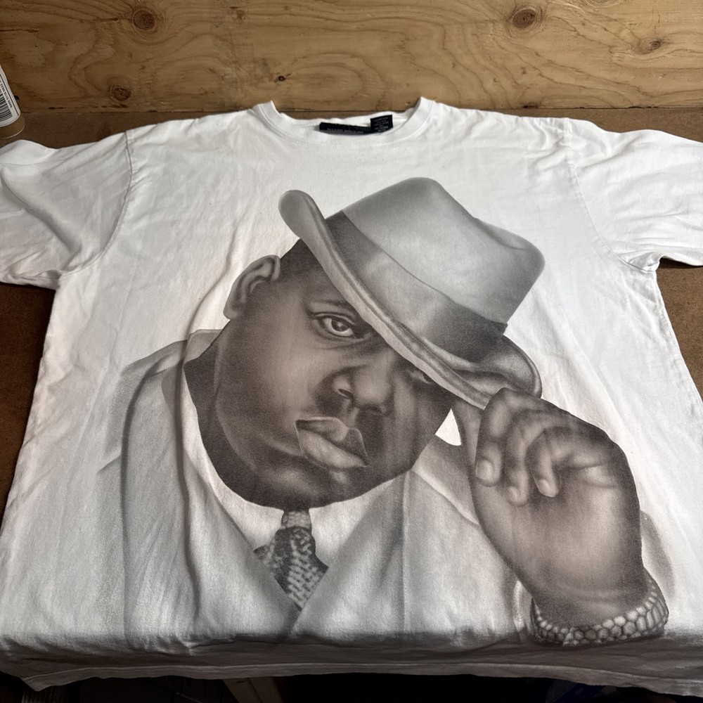 VTG Biggie Smalls Notorious BIG Brooklyn Mint T Shirt Rare Adult 3 XL