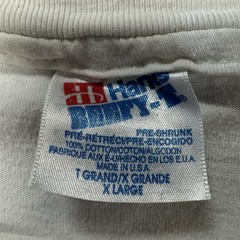 Vintage 90s White Funny Single Single Stitch Cat Funny Joke Art T-Shirt Sz XL