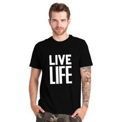 New Mens Printed T Shirts Short Sleeve Crew Neck 100% Cotton Tees Casual Top