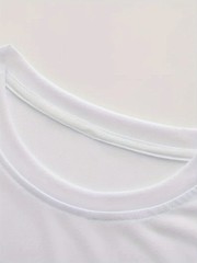 Men’s Casual Short-Sleeve T-Shirt Letter Design – Breathable , Machine Washable▧