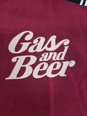 NWT Fasthouse “Gas & Beer” Mens Maroon T Shirt Size 2XL Cotton #8179