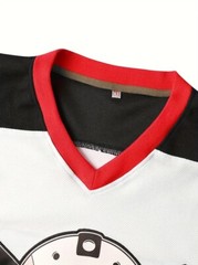 Friday The 13th Jason Voorhees Mask Hockey Jersey Movie Horror White XXL 2XL