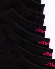 10 Pack Womens Athletic Socks, Lightweight Low Cut, Running, Black 2, Size 4-9