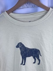 The Black Dog Shirt Mens Graphic Long Sleeve Beach Outdoor Yellow XL VGUC