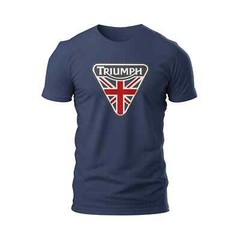 RARE Triumph Motorcycles Logo Funny T Shirt MADE IN USA