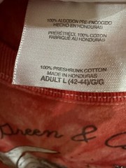 RARE L 43” Anthony Green Casey Crescenzo Circa Survive Saosin Hanes T-Shirt