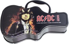 AC/DC – Perri’s – AC/DC – Crew Socks (3 Pack Collector Guitar Shape Tin) [New ]