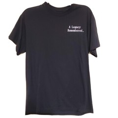 Gildan T-Shirt Mens Medium Black Military American Eagle Legacy Jet Graphic Tee