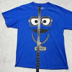 Rufnek Ill Street Cookie Monster T Shirt Glasses Chain Gangsta Men’s Large