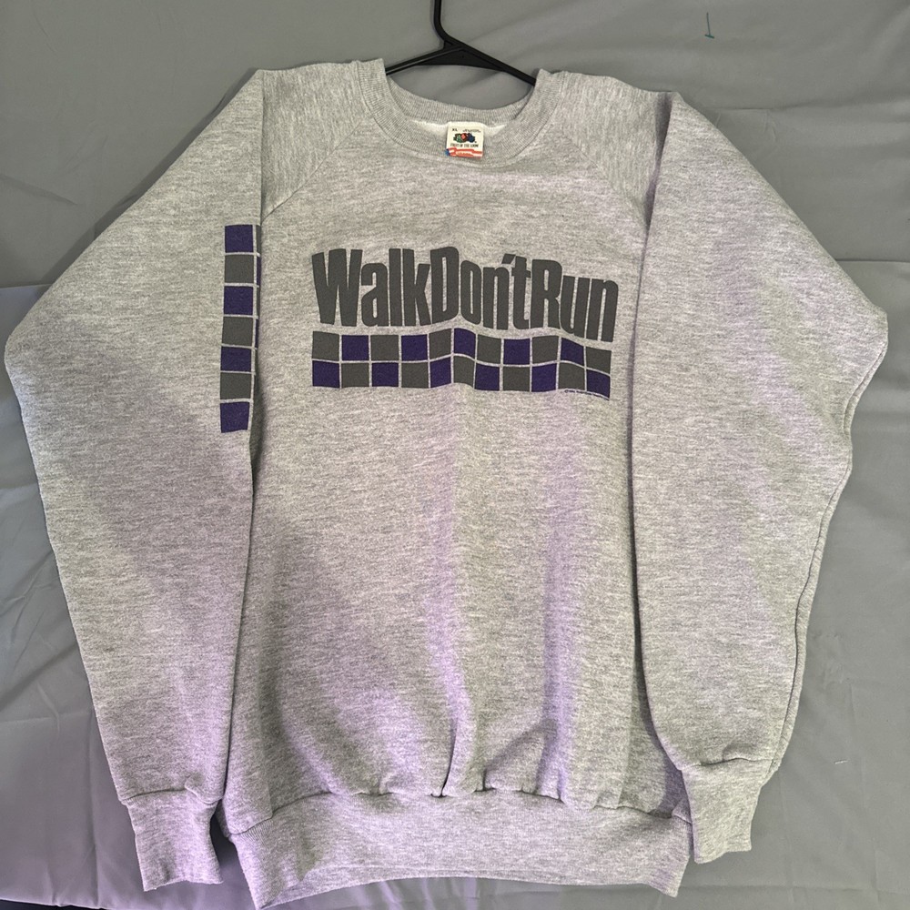1988 Walk Don’t Run Grey/purple Vintage Shirt Men’s XL