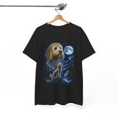 Maltipoo Howling To The Moon Funny Dog Lover Comfort Tee