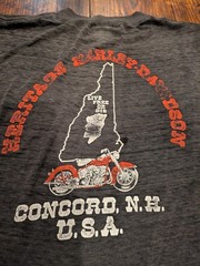 True Vintage Harley Davidson Concord NH T-Shirt 1985 Single Stitch Buttery Soft