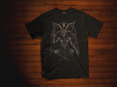 Baphomet Goat Satanic T-Shirt Gothic Gift, Occult Pentagram Tee