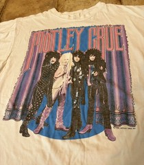 true vintage 80s MOTLEY CRUE theatre of pain ROCK TOUR T SHIRT soft ULTRA RARE