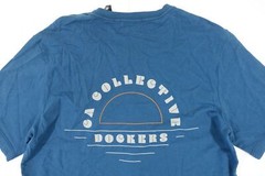DOCKERS BLUE SMALL SLIM CALIFORNIA COLLECTIVE POCKET TEE TSHIRT MENS NWT NEW