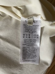 Gucci Tennis Embroidery Oversized T-Shirt in Off-White