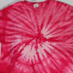 Red Spiral Tie Dye T-shirt Adult Large 100% Heavy Cotton Hippie 70’s New